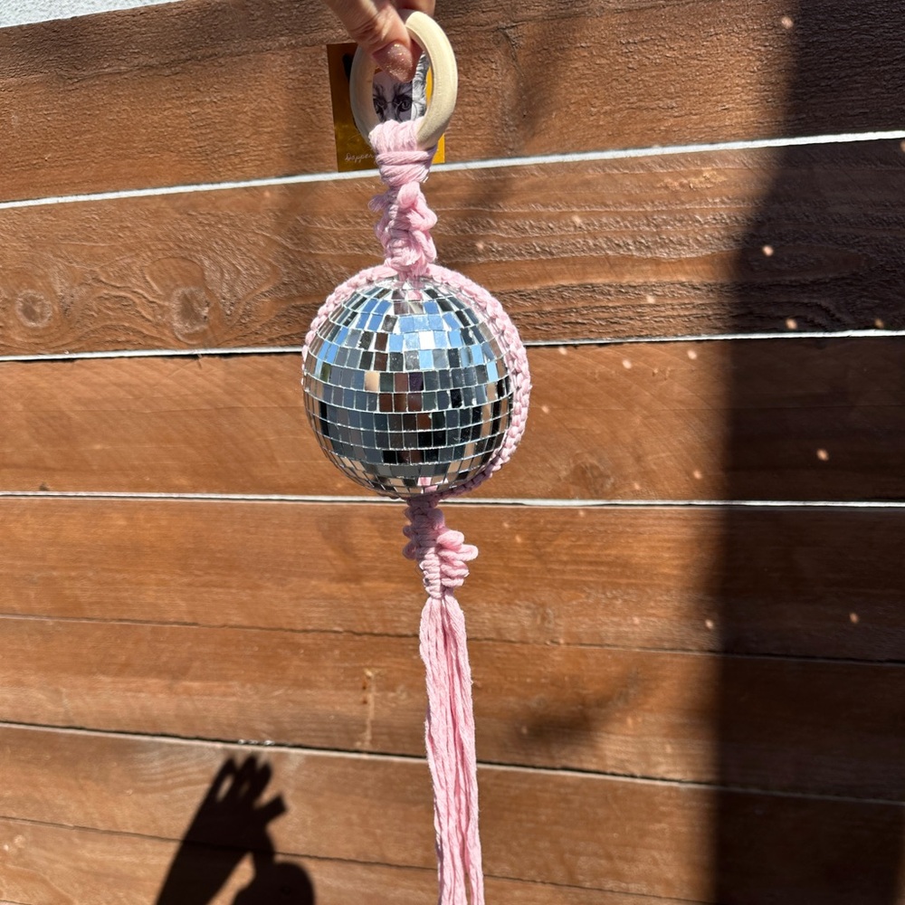 Bubblegum Pink Disco Plant Hanger